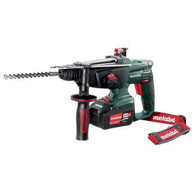 Metabo Akku-Kombihammer KHA 18 LTX (600210500) metaBOX 165 L 18V 2x4Ah Li-Power + ASC 55