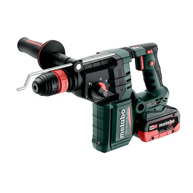 Metabo Akku-Kombihammer KH 18 LTX BL 28 Q (601715660) mit Metabo-Quick-Wechselfutter metaBOX 165 L 18V 2x5.5Ah LiHD + ASC 145