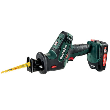 Metabo Akku-Säbelsäge SSE 18 LTX Compact (602266500) metaBOX 145 18V 2x2Ah Li-Power + ASC 55