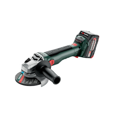 Metabo Akku-Winkelschleifer W 18 LT BL 11-125 (613052510) metaBOX 165 L 18V 2x4Ah Li-Power + ASC 55