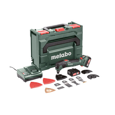 Metabo Akku-Multitool PowerMaxx MT 12 (613089510) metaBOX 145 12V 2x2Ah Li-Power + SC 30