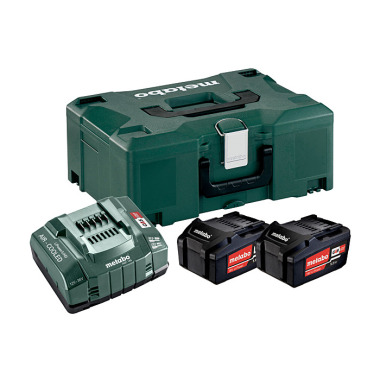 Metabo Basis-Set 2 x 5.2 Ah + metaBOX 145 (685065000)