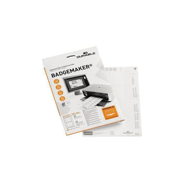 DURABLE Einsteckschild BA DGEMAKER 145902 150x63mm weiß 40 St./Pack 124029800