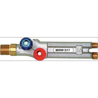 Griffstück Druckguss-Messing W 21,4x20 Gg 17mm MWW 17900