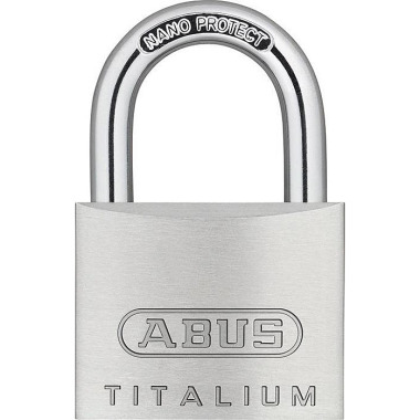 Zylindervorhangschloss 64TI/40 Schlosskörper-B.40mm Titalium versch.-schl.ABUS 79474