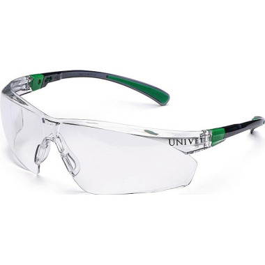 Schutzbrille 506 UP EN 166,EN 170 Bügel schwarz/grün PC UNIVET 506U030100