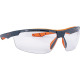 Schutzbrille Flexor Plus EN 166 Fassung:dunkelgrau-orange Scheibe:klar PC INFIELD SAFETY 9021 155