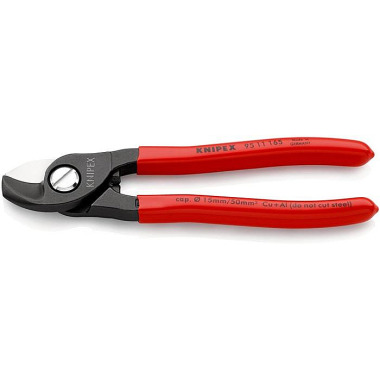 Kabelschere L.165mm Ku.-Überzug KNIPEX 95 11 165