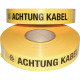 Trassenwarnband Aufdruck Achtung Kab.B.40mm L.250m gelb 15 015 040 250 01 0001