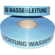 Trassenwarnband Aufdruck Achtung Wasserleitung B.40mm L.250m blau 15 015 040 250 02 0007