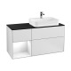 V&B Waschtischunterschran k FINION G392 1200x603x50 1mm m Be Reg gls w White Matt G392GFMT