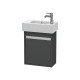 Duravit Waschtischunterba u Ketho 225x450x550mm Ans links graphit matt KT6629L4949