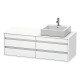 Duravit Waschtischunterba u KETHO 550x1400x496mm Be cken rechts weiß matt KT6657R1818