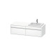 Duravit Waschtischunterba u KETHO 550x1400x426mm WT rechts weiß matt KT6797R1818