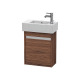 Duravit Waschtischunterba u Ketho 225x450x550mm Ans links nussbaum dunkel KT6629L2121