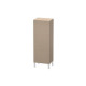 Duravit Halbhochschrank L -CUBE 500x363x1320mm Ansc hlag rechts leinen LC1179R7575