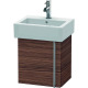 Duravit Waschtischunterba u VERO 311x400x428mm Ans links nussbaum dunkel VE6271L2121