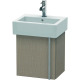 Duravit Waschtischunterba u VERO 311x400x428mm Ansc hlag links leinen VE6271L7575