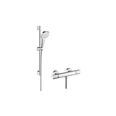 HG Brausekombi CROMA SELE CT E VARIO Shower Set 900 mm weiß/chrom 27082400