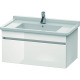 Duravit Waschtischunterba u DURASTYLE 470x800x406mm weiß hochglanz/bas ma DS638802243