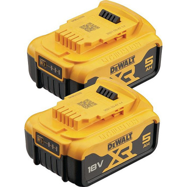 Akku-Pack-Set DCB184P2 18V 5Ah 2 St.DEWALT DCB184P2-XJ