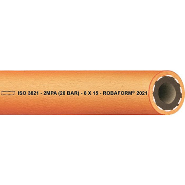 Propangasschlauch ROBAFORM® ID 8,0mm Wandst.3,5mm AD 15,0mm L.50m TEGUMA 3266008050-50