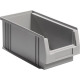 Sichtlagerkasten PLK L290xB150xH125mm PP grau LA-KA-PE 01650 02 05