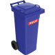 Müllgroßbehälter 80l HDPE blau fahrbar,n.EN 840 SULO 1088404