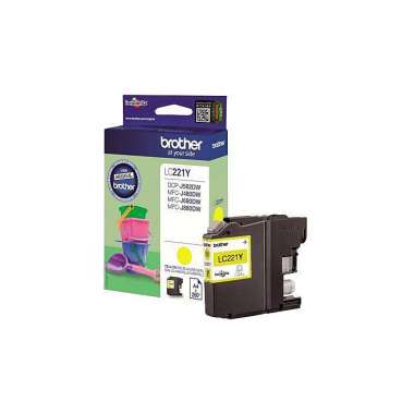 Brother Tintenpatrone LC2 21Y 260Seiten gelb 101023310