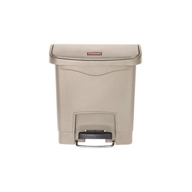 Rubbermaid Tretabfalleime r Slim Jim 1883455 Kunsts toff 15l beige 435007279