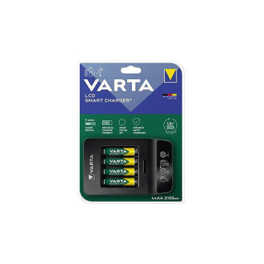 Varta Ladegerät LCD Smart Charger+ 57684101441 +4x AA 2.100mAh 190222200