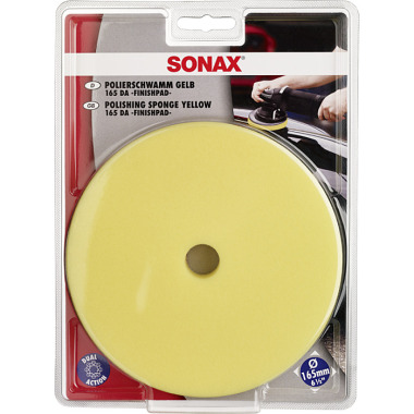 Sonax PolierSchwamm gelb 165 DA -FinishPad- 04935000