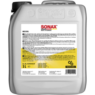 Sonax MoS2Oil NanoPro 5 Liter 03395050