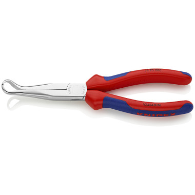 Knipex Mechanics' Pliers chrome plated with multi-component grips 200mm 38 95 200