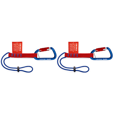 Knipex Adapterschlaufe u. Material-Karabiner 00 50 06 T BK