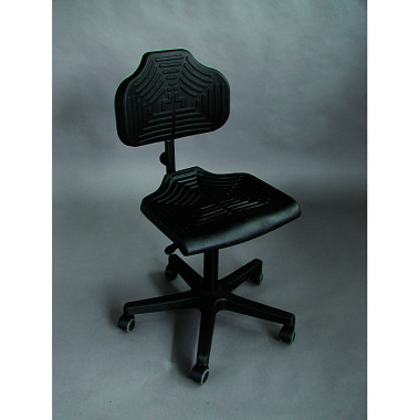 LOKOMA INDUSTRIAL SWIVEL CHAIR MOD. PU55 WITH CASTORS, HEIGHT ADJ. 43-63 CM 75.08.0857