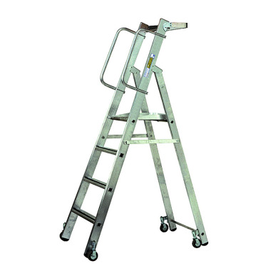 LOKOMA STEPLADDER WITH 4 ALUMINIUM STEPS, PLATFORM HEIGHT 1060 44.02.2008