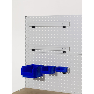 LOKOMA STORAGE BOX HOLDER FOR PERFORATED WALL 500 LONG, 45 HIGH 00.05.5130