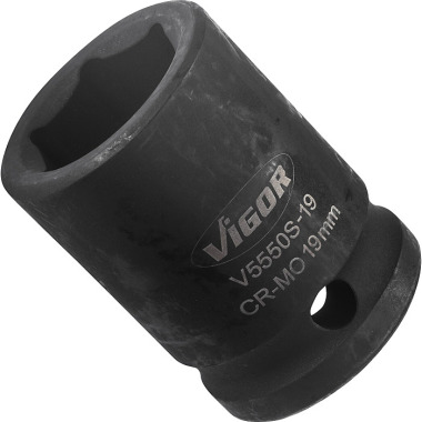 Vigor Soquete para chave de impacto, curto V5550S-19