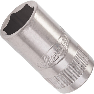 Vigor Inserto para chave de caixa - quadrado oco 6,3 mm (1/4 pol.) - perfil hexagonal externo - 9 V2421N