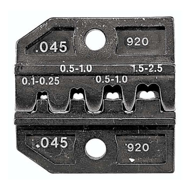 Rennsteig Inserção de cravar para terminais de lâmina 0,1 - 2,5 mm² 624 045 3 0