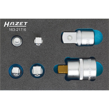 HAZET Conjunto de adaptadores - número de ferramentas: 6 163-217/6