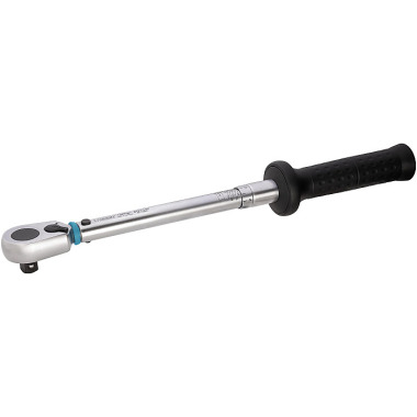 HAZET Chave de torque - Nm mín-máx: 20–120 Nm - Tolerância: 2% - Quadrado sólido de 12,5 mm (1/2 polegada) 6121-1CT