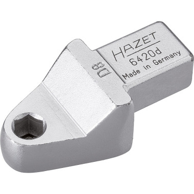 HAZET Suporte de inserto para bits - inserto quadrado 14 x 18 mm - hexágono oco 8 mm (5/16 pol.) 6420D