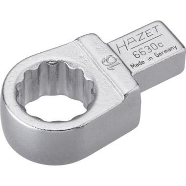 HAZET Chave anelar de inserção - inserto quadrado 9 x 12 mm - perfil externo de tração hexágono duplo - 16 mm 6630C-16