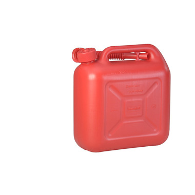 Hünersdorff Kraftstoff-Kanister STANDARD 10 L, HDPE,rot, mit UN-Zulassung, rotes Zubehör 812873