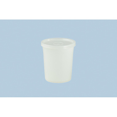 Hünersdorff Dose mit Stülpdeckel 250 ml, rund,natur, 78x88 mm 913100