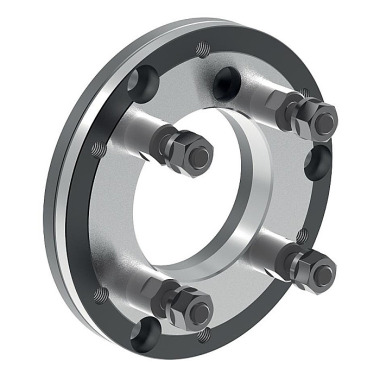 RÖHM Flange de alimentação Kp Iso K4/702-3, Ad160X21 Za125 Lkr140 6Xm10 Fd61 183022