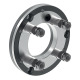 RÖHM Flange de alimentação Kp Iso K5/702-3, Ad160X21 Za125 Lkr140 6Xm10 Fd80 183024