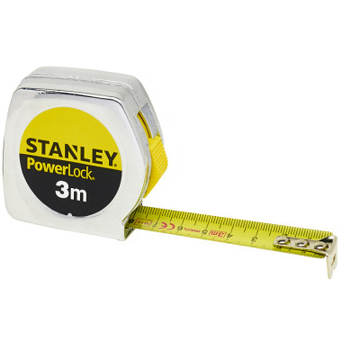 Stanley Bandmaß Powerlock Kunststoff 3m/12,7mm 0-33-238